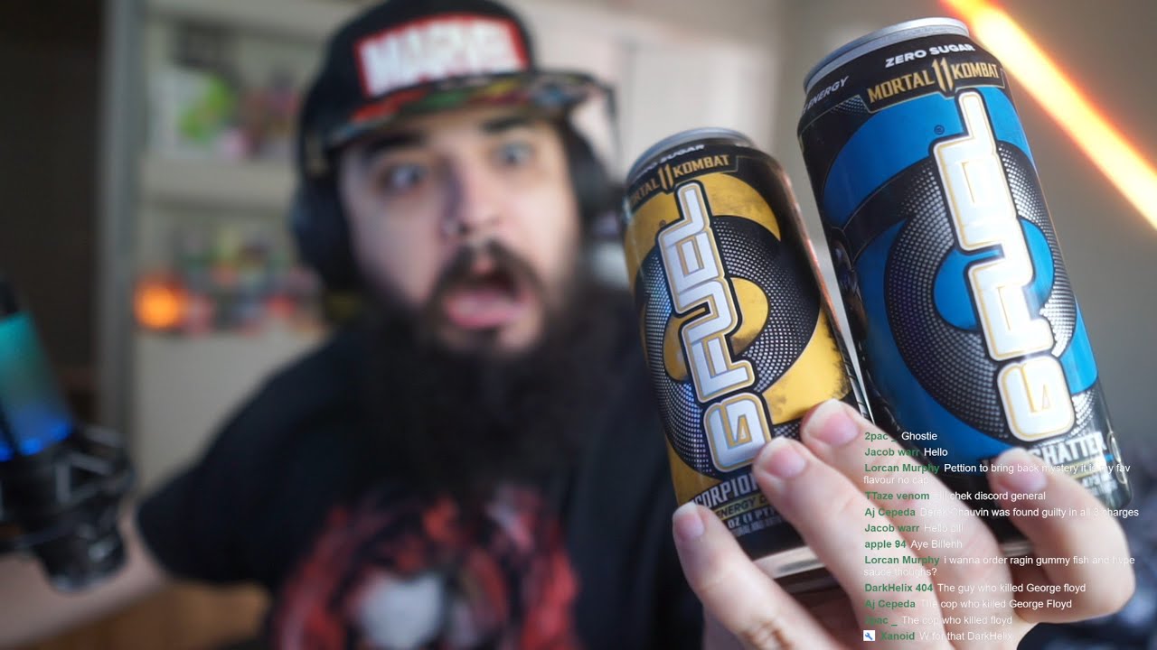 GFUEL - MK'11 CAN FLAVORS - TASTE TEST & REVIEW! ICE SHATTER & SCORPION STING!