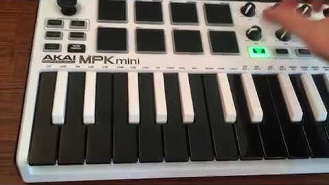 Akai MPK Mini MIDI in Max/MSP Version 2