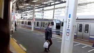 JR東日本E217系MT73　側面展望　東京→新川崎（横須賀線普通）　クラY-106編成