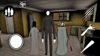 Escaping as Slender Man, Granny & Slendrina in Granny Chapter Two | Granny 2 Mod Menu  #YTGamerWeek