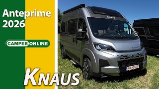 Knaus: Previews and new campers, vans, and caravans for 2026