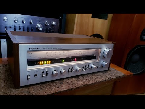 Technics SA-505 Receiver Quick Demo #1- BIGAZSPEAKERS.COM