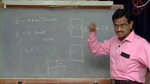 Subbiah Pandian   Mechanical Universe Part 38 Alternating Current 2 in Tamil