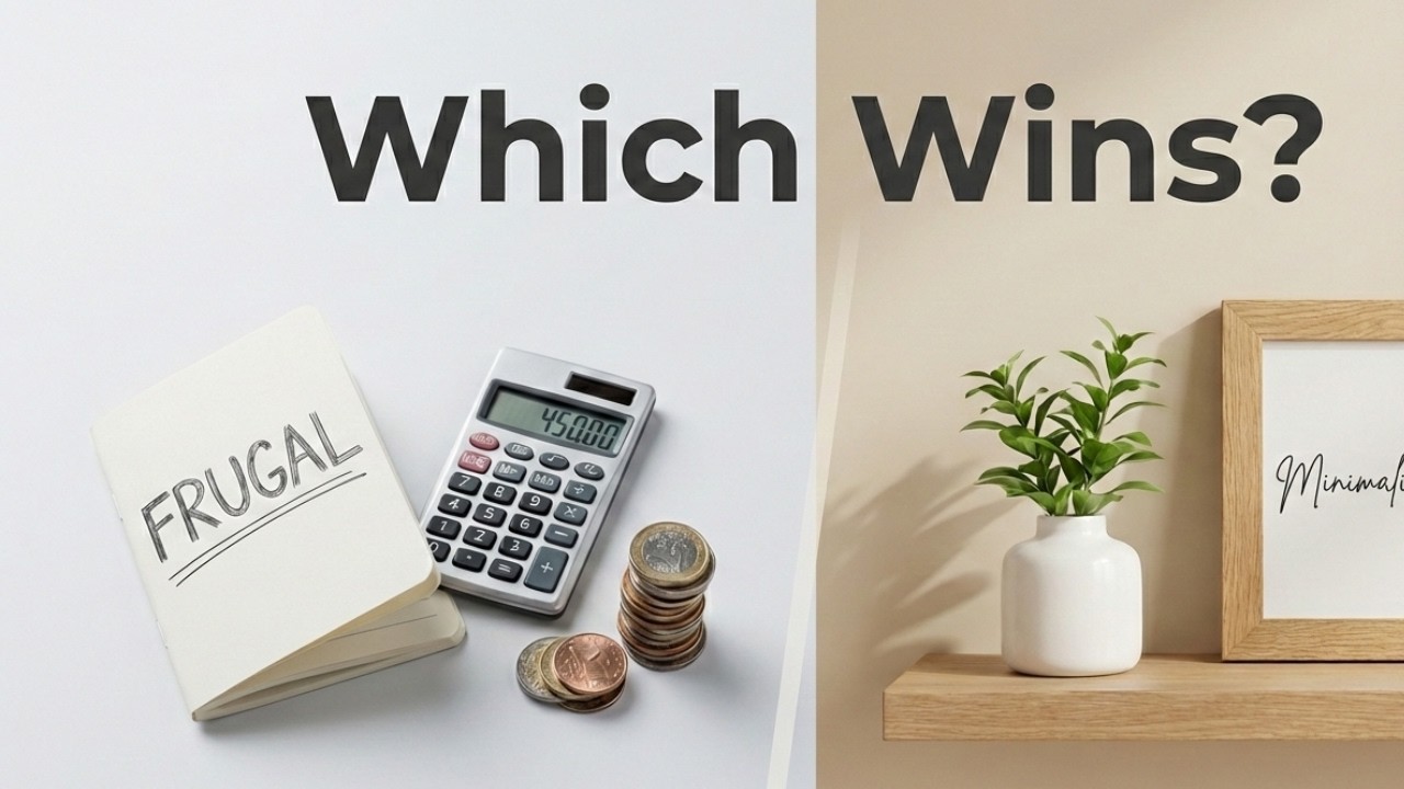 Frugal vs Minimalism: Where They Overlap (and Where They Don’t)