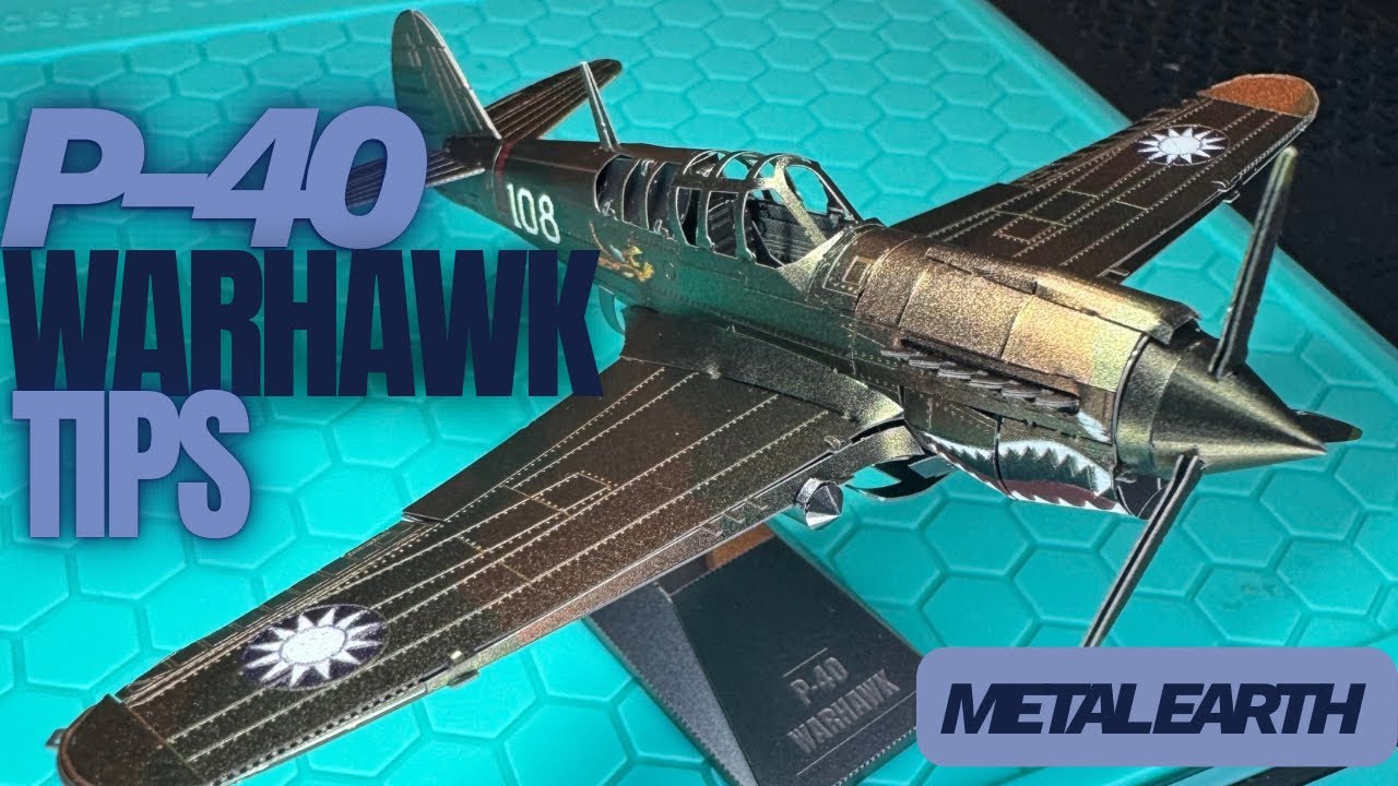 P-40 Warhawk Metal Earth Build Review | Tips, Tricks & Full Model ...