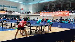 1070324大專盃桌球北區預賽男子團體雙打 東吳v.s中原 楊善亦 林承正3/3