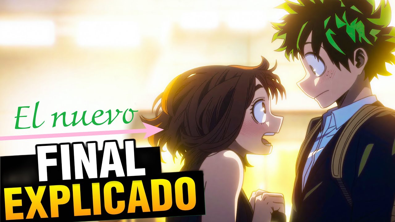 My Hero Academia Temporada 8 More Final Explicado y Resumen DEKU y Ochako Pareja Nuevo Anime en 2027