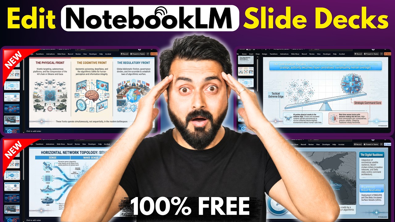 Edit NotebookLM Slides: 100% FREE & No Login Required