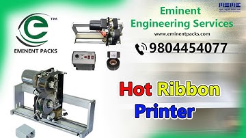 Hot Ribbon Printer HP241G Batch Coding Machine