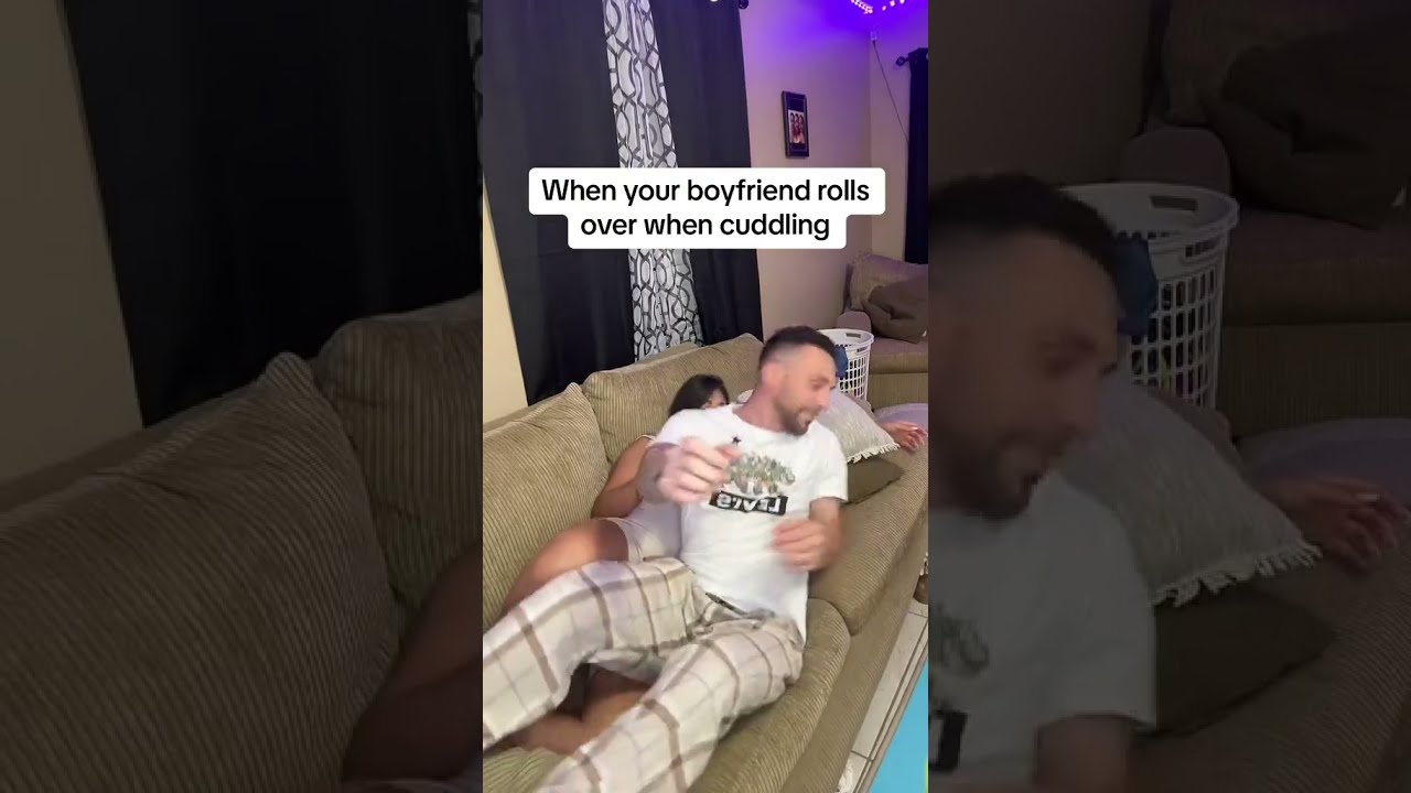 When Your Boyfriend Rolls Over Cuddling 