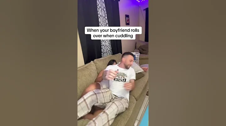 when your boyfriend rolls over when cuddling 🥰