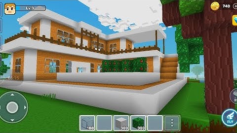 mini block craft 3D -1 modern house-1