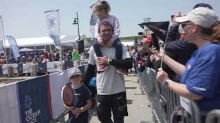 The Ocean Race 2023 leg 5: Charlie Enright (USA) - Skipper - Interview in ENGLISH plus B-roll