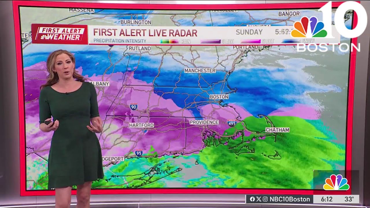 Forecast: Snow turns to ice as wintry mix continues - YouTube