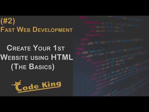 Web Development Tutorial For Beginners (#2) Create A Website Using HTML & ATOM HTML5 Test Editor