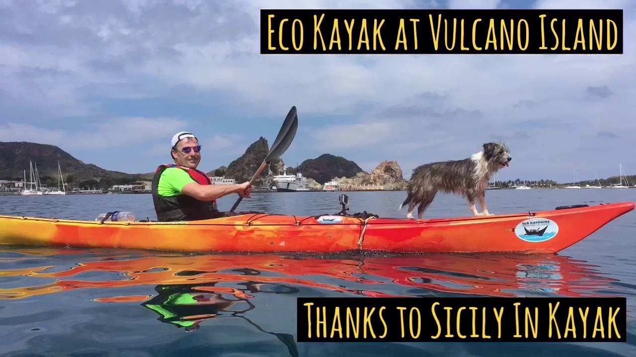 Eco kayak! Cleaning the beach of Vulcano - RUMBO MEDITERRÁNEO