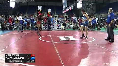 170 Champ. Round 1 - Chazz Amundson (Oregon) vs. N...