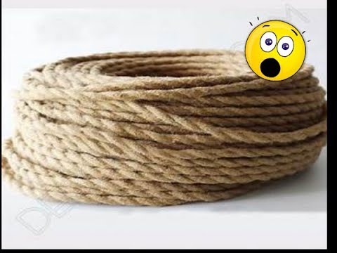 Espejo de cuerda de yute redondo CORD JUTE