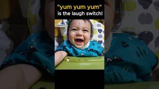 baby's laugh button #babylaugh #babyjoy