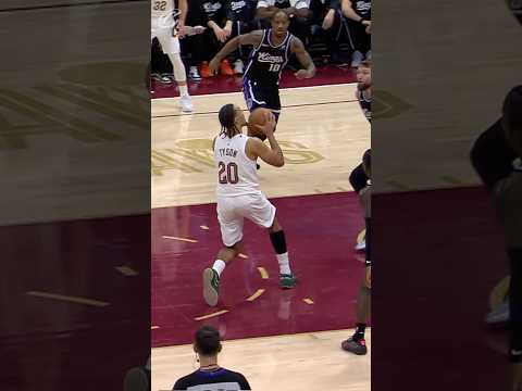 🥶 JT in the clutch! #LetEmKnow #Cavs #JaylonTyson #NBA #Shorts