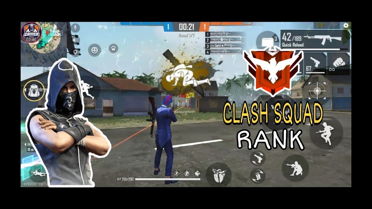 clash squad rank mode gameplay in garena free fire - Indian Gamer - YouTube