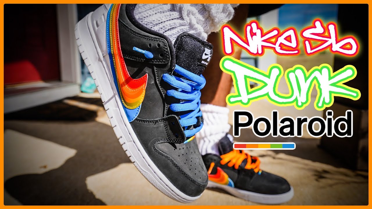 Nike SB x Polaroid Dunk Low Pro Shoes - Unboxing & On Foot - YouTube