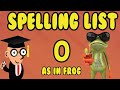 The short &#39;o&#39; sound. &#39;o&#39; as in frog. A spelling list breakdown video.