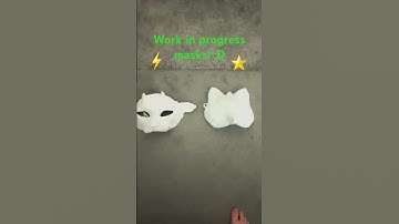 Work in progress masks! #therian #masks #youtube