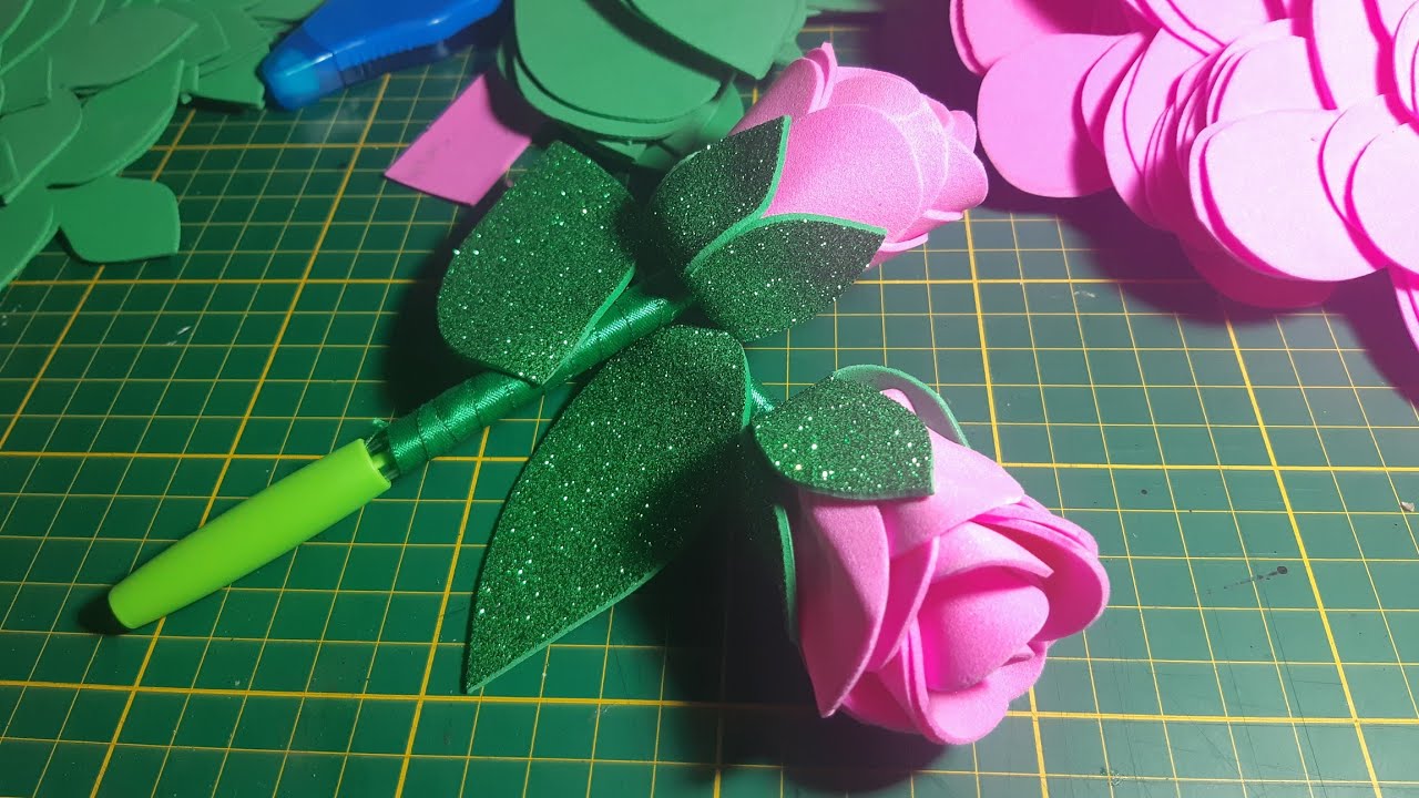 Rosa De Eva Na Caneta - Lembrancinha Para O Dia Das Mães