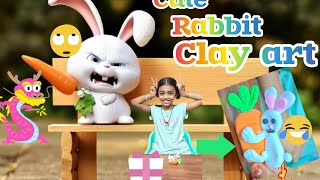“Cute Rabbit Clay Making Tutorial 🐰 | Easy Bunny DIY”
