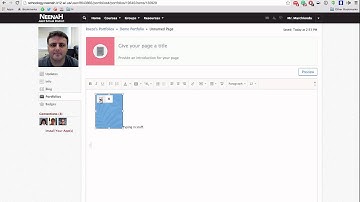 Schoology Portfolio - Adding a Web Page to a Portfolio