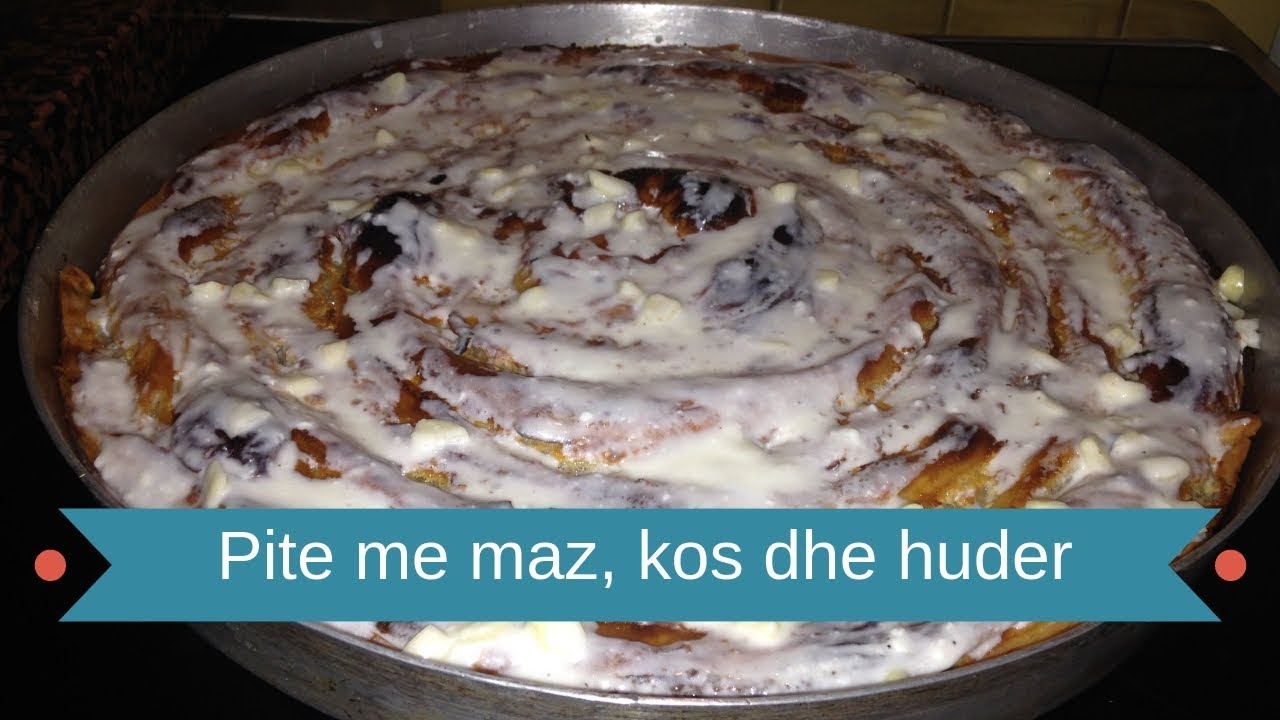 Pite tradicionale me maz, kos dhe huder Recept nga nena