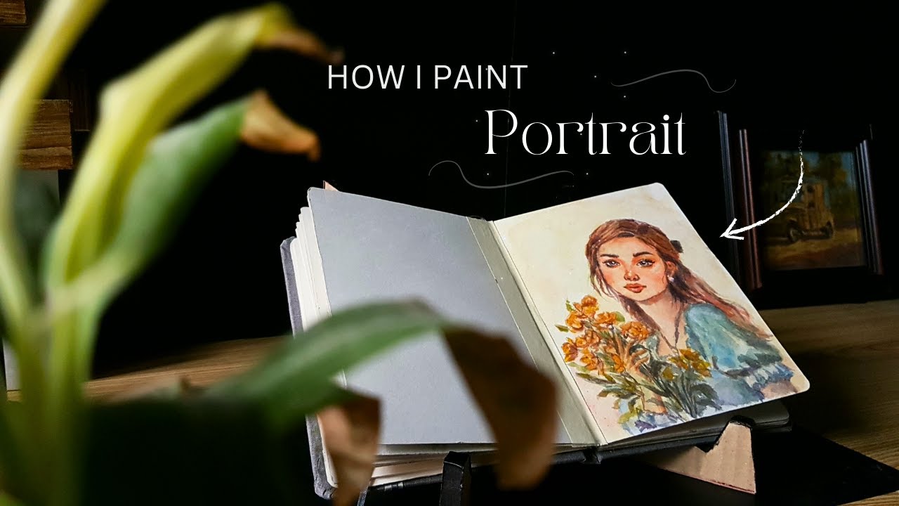 How To Paint Portrait - YouTube