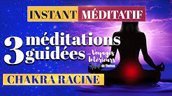 CHAKRA RACINE  ❀ 3 méditations guidées | Instant méditatif Radio Médecine Douce