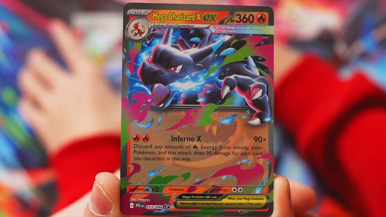 Pulling Mega Charizard from the Mega Charizard UPC!