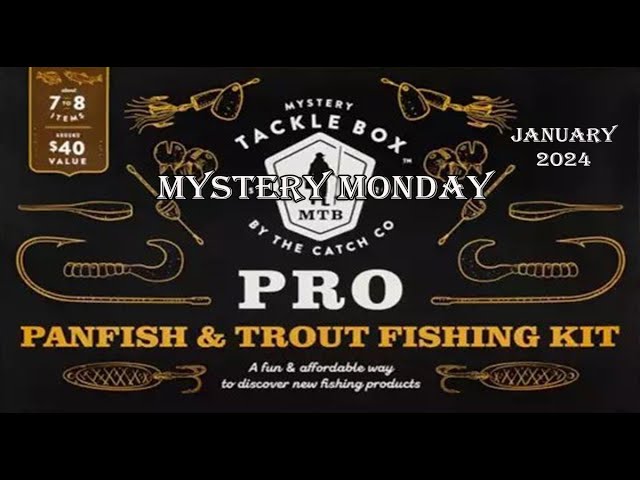 Mystery Tackle Box - MTB - Pro Review Trout and Panfish Box December 2023 -  What's inside? 