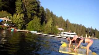 Aqua Lily Pad Point Harns