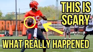 Taylen Green TOSS'N P*SS MISSLES At Cleveland Browns Rookie Camp To KC Concepcion & Denzel Boston