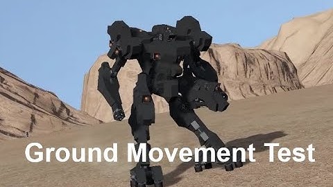 [Space Engineers] Mech Ground Hovering test