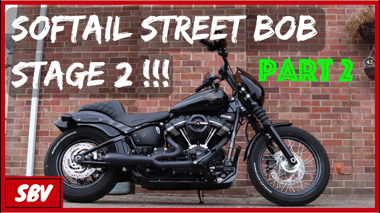 2018 Softail Street Bob Stage 2 Harley Davidson Fxbb Youtube