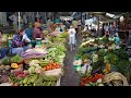 Boeng Trabek Plaza Morning Market - Plenty Fresh Fruit, Vegetable, Fish, Seafood &amp; Cutting Pork