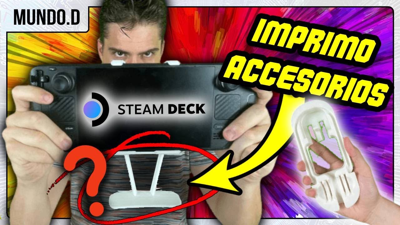 🔴 IMPRIMO accesorios para STEAM DECK en 3D – Creality Ender 5S 1