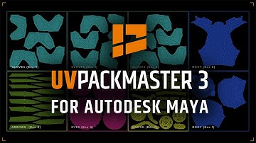 UVPackmaster 3 - GPU accelerated UV packer for Maya and Blender (updated feature reel)