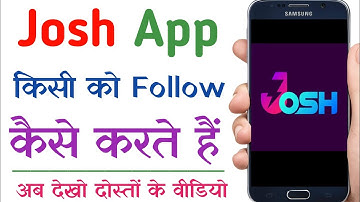 Josh App Par Follow Kaise Kare | How To Follow People On Josh | Josh App Me Follow Kaise Kare