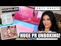 MAKEUP PR UNBOXING AND GIVEAWAY! Unboxing Laura Lee Los Angeles, Colourpop, NARs, ELF, Fenty & more