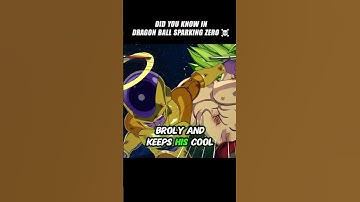 Did You Know Detail In Dragon Ball Sparking Zero 🥶 #sparkingzero #dragonballz #dbz #crashout #broly