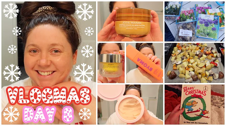 Vlogmas Day 8! planting tulips & night time routine | 2025