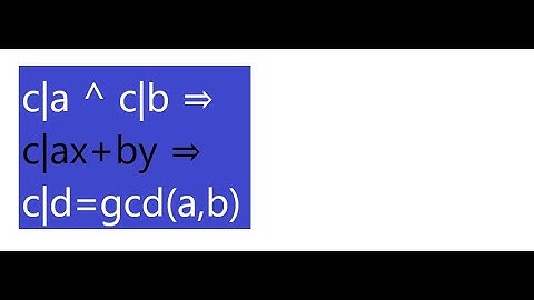 If c|a and c|b, then c|gcd(a, b)