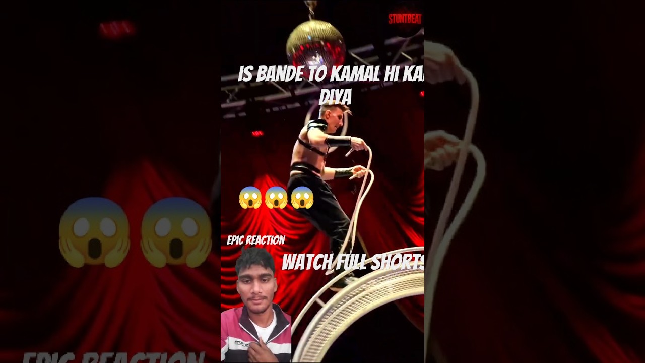 Unbelievable 😱 Man Balancing on Spinning Wheel 