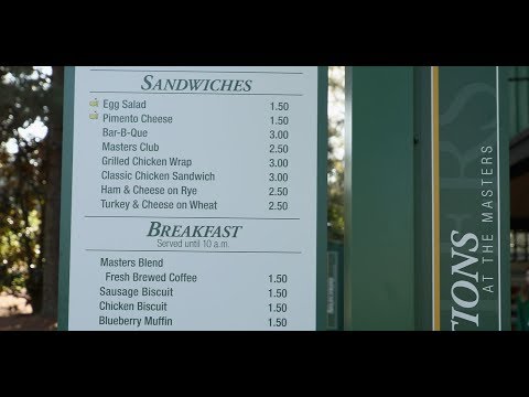 Ranking the best food at Augusta National for Masters week